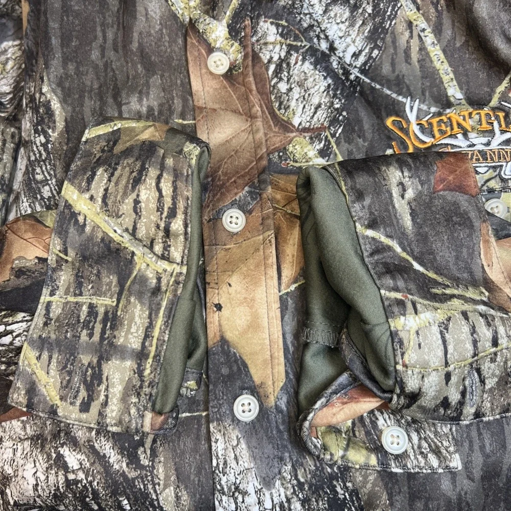 ScentLok Savanna EXT Hunting Shirt 3XL Mossy Oak Break Up Camo Button Down